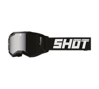 Shot Goggles Assault 2.0 Solid Iridium Motocross – Glossy Black, Silver Iridium Lens