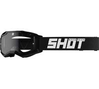 Shot Assault 2.0 Solid Enduro Off-road Goggles Black Clear/CAT0