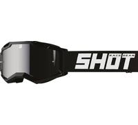 SHOT ASSAULT 2.0 SOLID IRIDIUM glasses glossy black-glass silver plated.