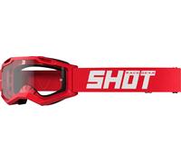Shot Assault 2.0 Solid Motocross Goggles, clear for Men