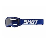 Shot Assault 2.0 Solid Motocross Goggles, clear for Men