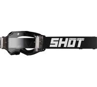 Shot Assault 2.0 Solid Roll-Off Motocross Goggles, black