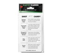 Shot Caddy - Golf Bag Tag Accessory - Golf Swing Help - Swing Reference Guide - Training Aid - Shoot Lower Scores - Caddy Cards