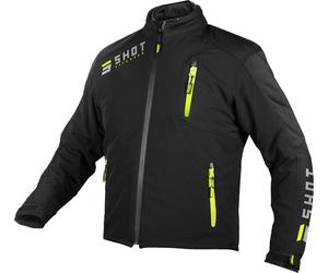 Shot Climatic Motocross Jacket, black/neon yellow, size XL