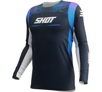 Shot Contact Apex Long Sleeve Jersey Blue S Men