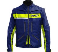 Shot Contact Assault 2.0 Motocross Jacket, blue/neon yellow, size L