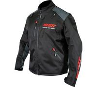 Shot Contact Assault Motocross Jacket, black-red, size XL for Men