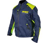 Shot Contact Assault Motocross Jacket, blue-yellow, size M for Men