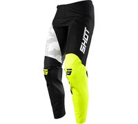 Shot Contact Camo Motocross Pants, black-yellow, size 26 for Men