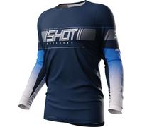 Shot Contact Indy Motocross Jersey, blue, size S for Men