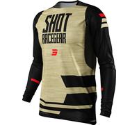 Shot Contact Loom Motocross Jersey, black-gold, size 3XL for Men