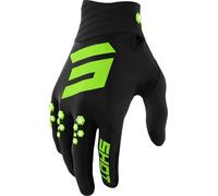 Shot Contact Motocross Gloves, black-green, size 3XL for Men