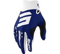 Shot Contact Motocross Gloves, white-blue, size 3XL for Men