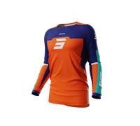 Shot Contact Iron Long Sleeve Jersey Orange M Men