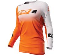 Shot Contact Scope Motocross Jersey, white-orange, size L for Men