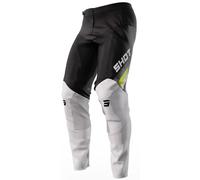 Shot Contact Tracer Motocross Pants, black-white-yellow, size 30 for Men