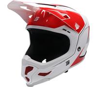 Shot Core Comp Motocross Helmet, white-red, size M for Men