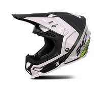 Shot Core Fast Motocross Helmet, black-white, size M