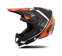 Shot Core Fast Motocross Helmet, black-orange, size XL