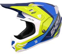 Shot Core Fast Motocross Helmet, blue/yellow, size M (57/58)