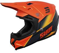 Shot Core Honor Motocross Helmet, black-orange, size 2XL for Men