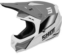 Shot Core Honor Motocross Helmet, white/grey, size M (57/58)