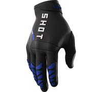 Shot Core Motocross Gloves, black/blue, size 13