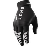 Shot Core Motocross Gloves, black-white, size M L for Men