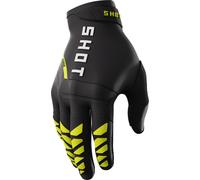 Shot Core Motocross Gloves, black-yellow, size 3XL for Men