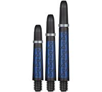 Shot Dart Shafts Koi Carbon with Spring Ring, High-Quality Dart Shafts Stable and Long Durable (IM - Intermediate, Blue)