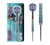 Shot! Darts Celt Boudicca 90% Tungsten Pro Throwing Darts Steel Tip Set, Professional - Made in New Zealand - Designed Dart Flights for Women & Men - Metal Tip Bar Darts for Adults