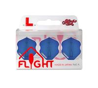 Shot Darts Dart Flights L-Style EZ L1 Standard Shape Americana Gator Dart Flight Set Blue- Ultra durable 150 Micron thickness, 90 degrees-Pre molded fins for maximum accuracy and perfect aerodynamics