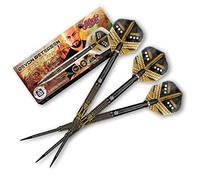 Shot! Darts Devon Petersen Greatness 90% Tungsten Pro Throwing Darts Steel Tip Set, Professional - Made in New Zealand - Designed Dart Flights for Women & Men - Metal Tip Bar Darts for Adults