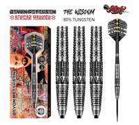Shot Darts Devon Petersen Wisdom Steel Tip Dart Set-80% Tungsten-23gm