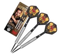 Shot! Darts Michael Smith Bully Boy Precision 80% Tungsten Pro Throwing Darts Steel Tip Set, Professional Designed Dart Flights for Women & Men Metal Tip Bar Darts for Adults