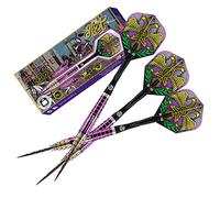 Shot! Darts Roman Empire Caesar Steel Tip Dart Set Center Weighted 95% Tungsten Barrels