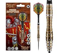 Shot! Darts Roman Empire Legion Steel Tip Dart Set Front Weighted 90% Tungsten Barrels