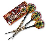 Shot! Darts Roman Empire Legion Steel Tip Dart Set Front Weighted 90% Tungsten Barrels 24 gram