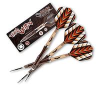 Shot! Darts Tribal Weapon Steel Tip Series 1 Dart Set-Front Weighted 90% Tungsten Barrels 25 gram