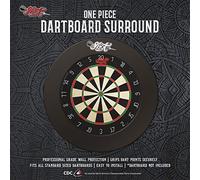 Shot Darts Wall Protector, Dartboard Surround Wall Protector (1 Piece), Durable PU Material, Made in New Zealand, Fits Standard Full Size Bristle Dartboard, Available in Black Color