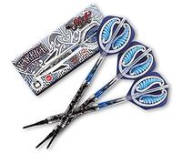 Shot! Darts Warrior Tipu Soft Tip Dart Set Front Weighted 80% Tungsten Barrels 20gm