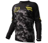 Shot Devo Army Motocross Jersey, black-gold, size L for Men