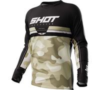 Shot Devo Battle Motocross Jersey, beige, size M for Men