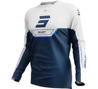 Shot Devo Daytona Motocross Jersey, blue, size S for Men