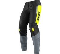 Shot Devo League Motocross Pants, black-grey-yellow, size 38 for Men
