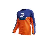 Shot Devo Daytona Long Sleeve Jersey Orange,Blue L Men