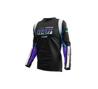 Shot Devo Block Motocross Jersey, purple, size 2XL for Men