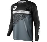 Shot Devo Roll Motocross Jersey, black-white, size L for Men