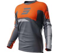 Shot Devo Star Motocross Jersey, grey/orange, size XS