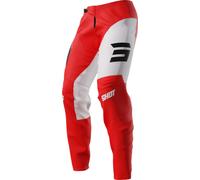 Shot Devo Star Motocross Pants, white-red, size 34 for Men